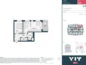 Prodej bytu 2+kk, Praha - Kamýk, Imrychova, 51 m2