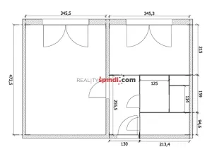 Prodej bytu 1+1, Semily, Jizerská, 31 m2