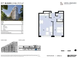 Prodej bytu 2+kk, Brno, 50 m2