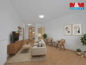 Pronájem bytu 2+kk, Pardubice - Zelené Předměstí, nábřeží Závodu míru, 48 m2