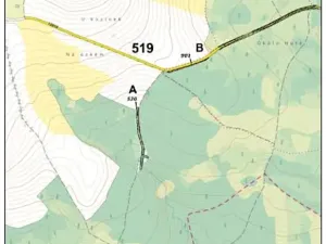 Prodej lesa, Načeradec, 2043 m2