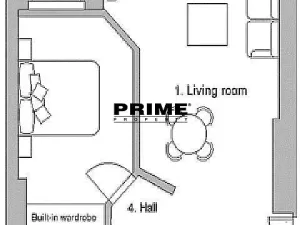 Pronájem bytu 2+kk, Praha - Vinohrady, Polská, 50 m2