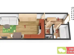 Prodej bytu 1+kk, Praha, Berlínská, 33 m2