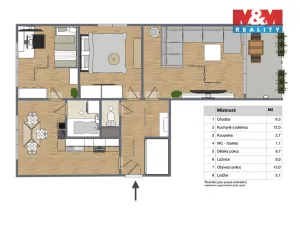 Prodej bytu 3+1, Kraslice, Družstevní, 62 m2