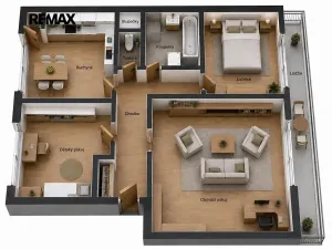Prodej bytu 3+1, Slavkov u Brna, 92 m2