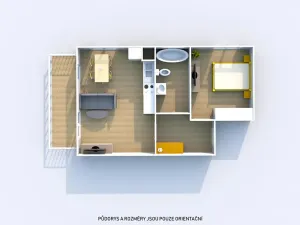 Pronájem bytu 2+kk, Dobřany, Denksteinova, 56 m2