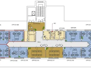 Pronájem kanceláře, Praha - Libeň, U libeňského pivovaru, 103 m2