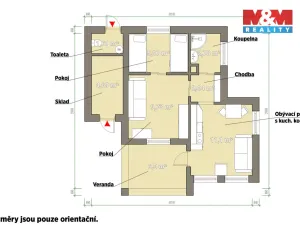 Prodej chaty, Čerňovice, 47 m2