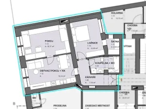Pronájem bytu 3+kk, České Budějovice, 65 m2