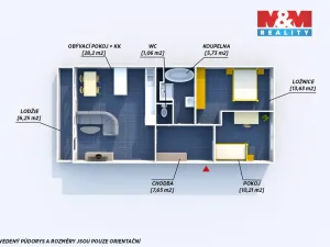 Prodej bytu 3+kk, Praha - Lhotka, Novodvorská, 67 m2