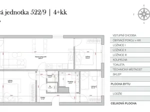 Prodej bytu 4+kk, Praha - Kamýk, Špirkova, 86 m2
