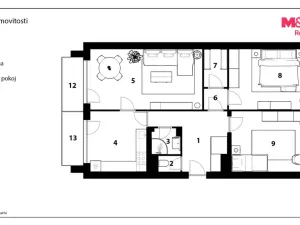 Prodej bytu 3+1, Hradec Králové - Nový Hradec Králové, Selicharova, 98 m2