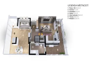Prodej bytu 2+kk, Praha - Břevnov, Patočkova, 67 m2