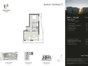 Prodej bytu 2+kk, Praha - Dolní Chabry, Hrušovanské náměstí, 57 m2