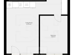 Pronájem bytu 2+kk, Praha - Prosek, Litvínovská, 45 m2