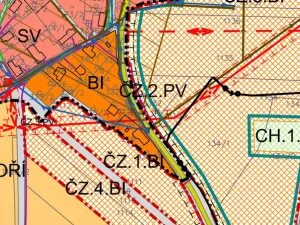 Prodej pozemku pro bydlení, Chotoviny - Červené Záhoří, 2023 m2