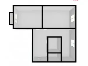 Prodej bytu 2+1, Chomutov, Skalková, 61 m2