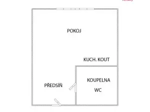 Pronájem bytu 1+kk, Český Brod, Langova, 28 m2