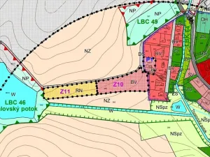 Prodej pozemku pro bydlení, Horní Loděnice, 7315 m2