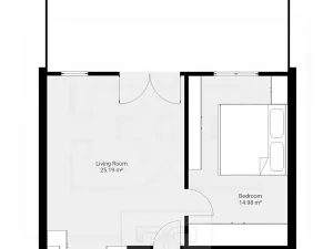 Pronájem bytu 2+kk, Praha - Pitkovice, Křemenáčová, 49 m2