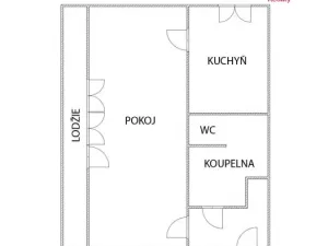 Pronájem bytu 1+1, Most, Josefa Suka, 42 m2
