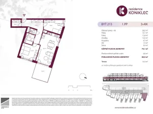 Prodej bytu 3+kk, Brno, Rybnická, 80 m2