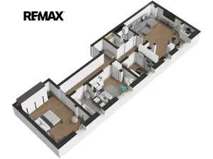 Pronájem bytu 4+kk, Česká Lípa, Jiráskova, 85 m2