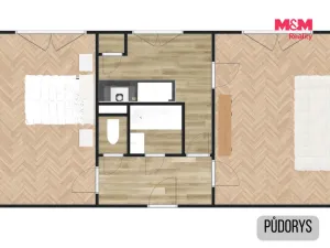 Prodej bytu 2+1, Ledeč nad Sázavou, Zdeňka Fibicha, 50 m2