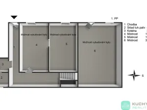 Prodej rodinného domu, Košťany, Na Hampuši, 265 m2
