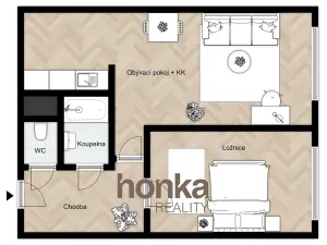 Prodej bytu 2+kk, Praha - Chodov, Jarníkova, 46 m2