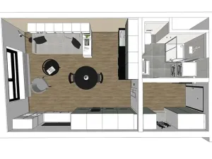 Prodej bytu 1+kk, Praha, Milánská, 31 m2