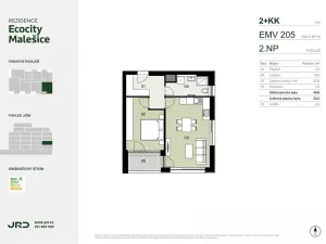 Prodej bytu 2+kk, Praha - Malešice, Univerzitní, 53 m2