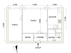 Prodej bytu 2+1, Havířov - Město, Karvinská, 44 m2