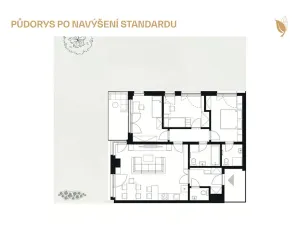 Prodej bytu 4+kk, Praha - Dolní Chabry, Dvořákova, 101 m2