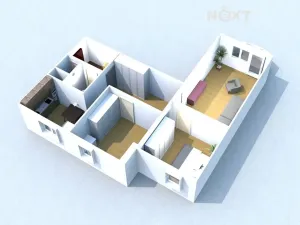 Prodej bytu 3+1, Český Krumlov, Urbinská, 72 m2