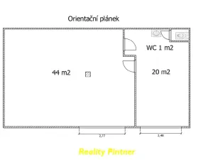 Pronájem skladu, Příbram, Dlouhá, 65 m2