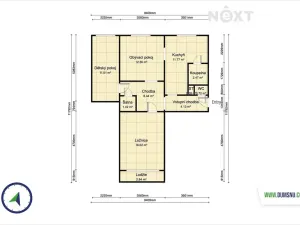 Prodej bytu 3+1, Šumperk, Čsl. armády, 70 m2