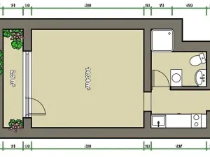 Pronájem bytu 1+kk, Brno, Jedovnická, 20 m2
