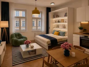 Pronájem bytu 1+kk, Praha - Žižkov, Seifertova, 25 m2