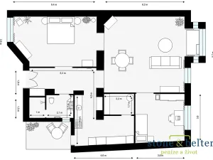 Prodej bytu 3+1, České Budějovice, Karla IV., 109 m2