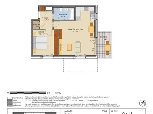 Prodej bytu 2+kk, Praha - Prosek, 54 m2