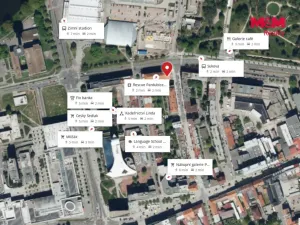 Pronájem bytu 1+kk, Pardubice - Zelené Předměstí, Sukova třída, 25 m2