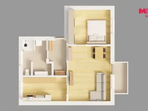 Prodej bytu 2+1, Praha - Liboc, Nová Šárka, 62 m2