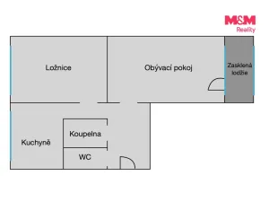 Prodej bytu 2+1, Karviná - Mizerov, tř. Těreškovové, 51 m2