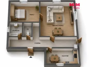 Prodej rodinného domu, Bohušovice nad Ohří - Hrdly, 75 m2