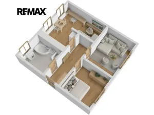 Prodej bytu 3+kk, Vikantice, 57 m2