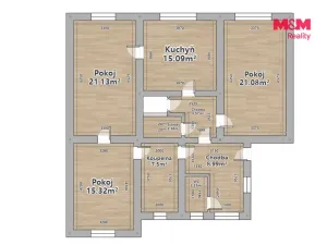 Pronájem rodinného domu, Spálené Poříčí, Čechova, 96 m2