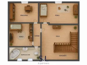Prodej rodinného domu, Žatec, Kadaňská, 240 m2