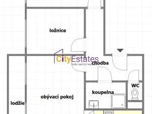 Pronájem bytu 3+kk, Praha - Záběhlice, Jesenická, 73 m2