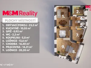 Prodej bytu 4+1, Ústí nad Labem - Klíše, Palachova, 106 m2